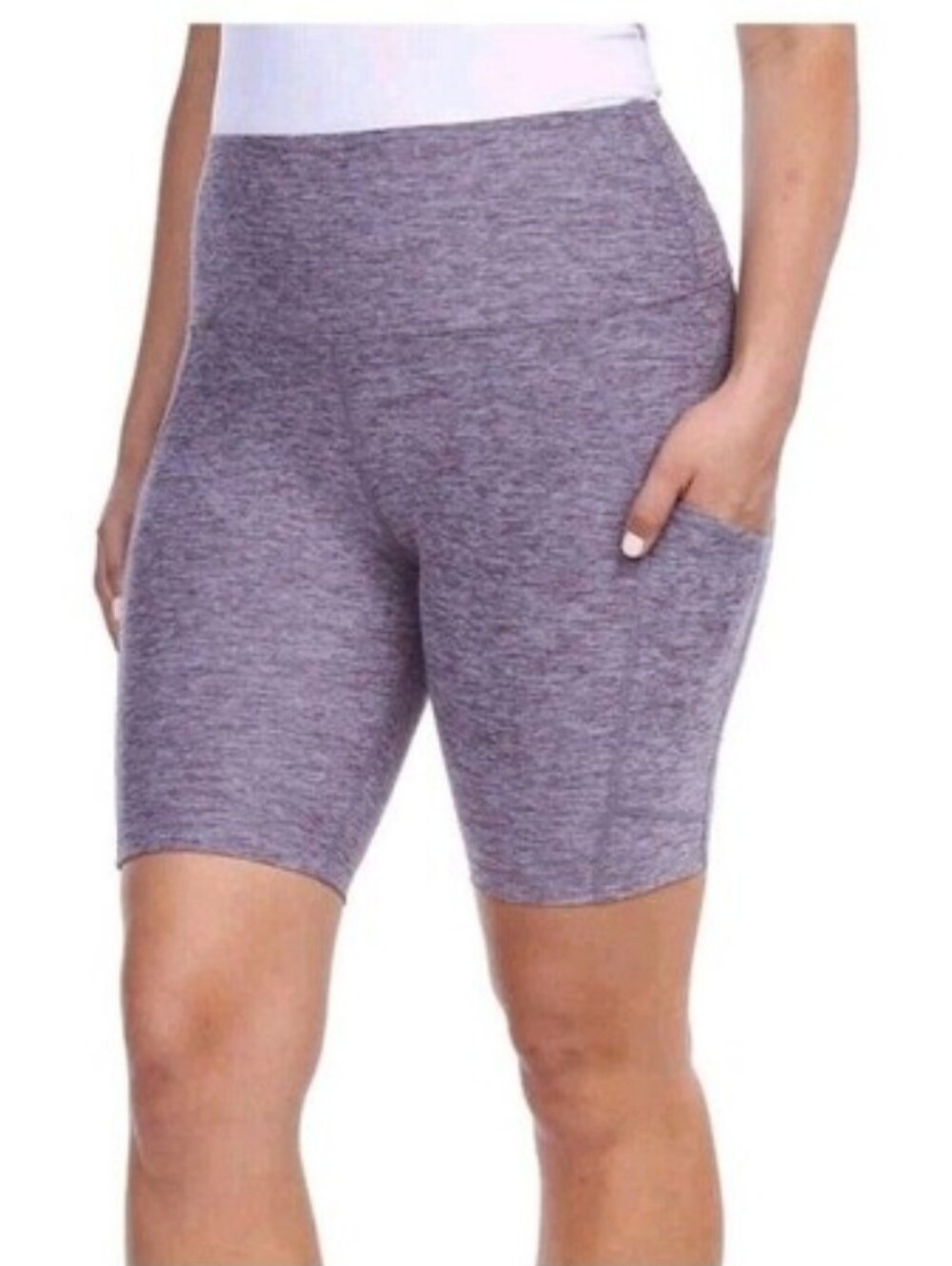 Nwt Danskin Women's Scuba Active Pockets High Waist Pants XS Plum Truffle Color
